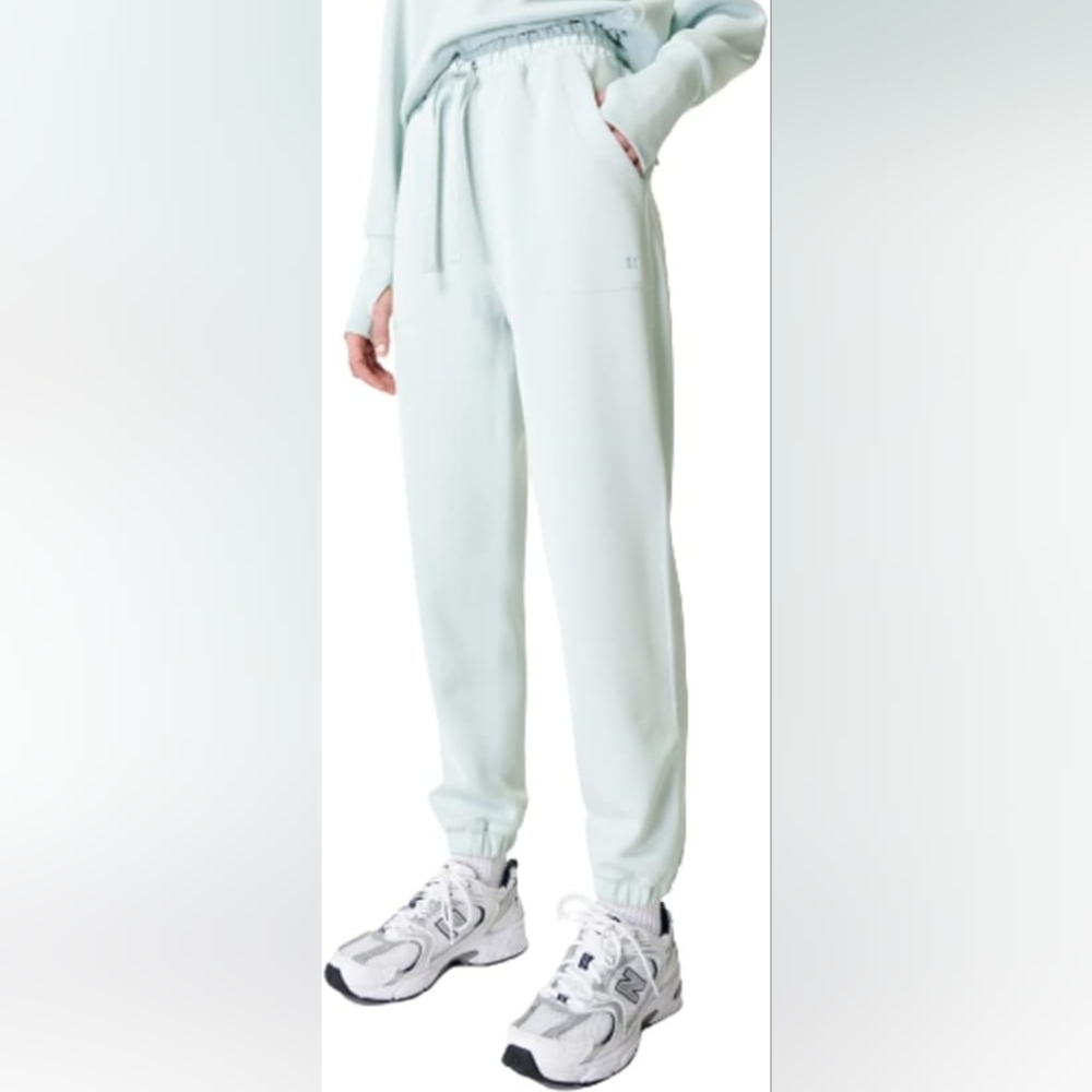Sweaty Betty Women's Sand Wash Cuffed Trouser/Frost Blue‎ Women's Size 10